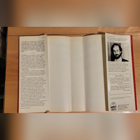 VTG 1989 The Satanic Verses by Salman Rushdie HC w/DJ Good Condition Viking - Picture 6 of 16